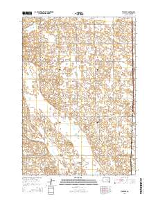 2015 Map of Tulare SE, 2015 Print