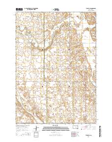 2015 Map of Tulare SW, 2015 Print
