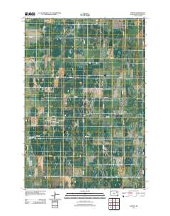 2012 Map of Turton, 2012 Print
