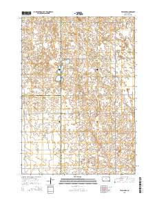 2015 Map of Twin Lakes, 2015 Print