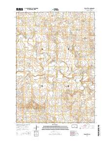 2015 Map of Two Buttes, 2015 Print