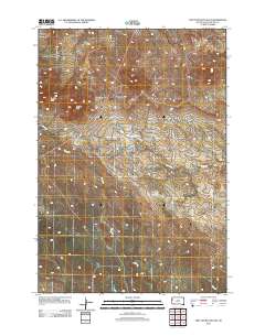 2012 Map of Two Top Butte East, 2012 Print