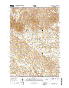 2015 Map of Two Top Butte East, 2015 Print