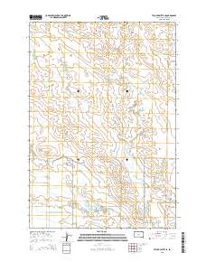 2015 Map of Two Top Butte SE, 2015 Print