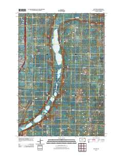2012 Map of Victor, 2012 Print