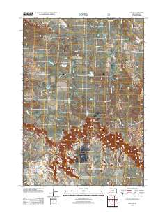 2012 Map of Wall SE, 2012 Print