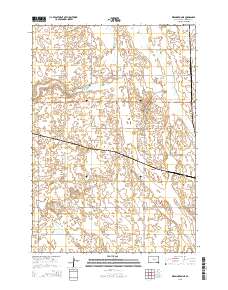 2015 Map of Wessington NE, 2015 Print