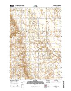 2015 Map of Wessington SW, 2015 Print