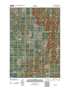 2012 Map of White NE, 2012 Print