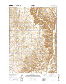 2015 Map of White NE, 2015 Print
