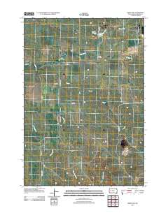 2012 Map of White Owl, 2012 Print