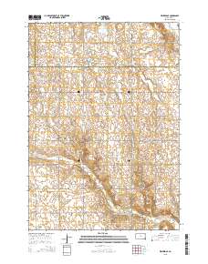 2015 Map of Winfred SE, 2015 Print
