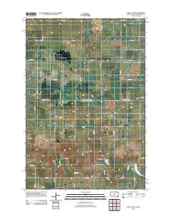2012 Map of Wolff Lake, 2012 Print