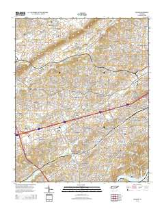 2014 Map of Bearden, 2014 Print