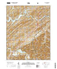 2019 Map of Bluff City, 2019 Print