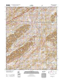 2013 Map of Bristol, 2013 Print