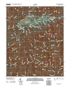 2010 Map of Cades Cove, 2010 Print