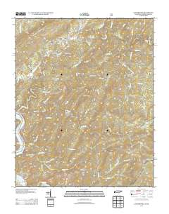 2013 Map of Calderwood, 2013 Print