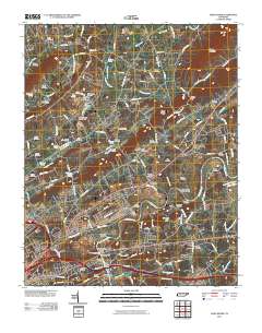 2010 Map of John Sevier, 2010 Print