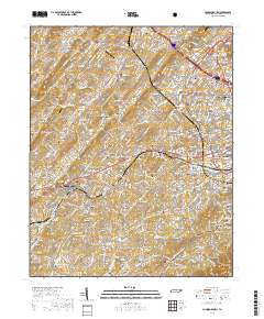 2019 Map of Jonesborough, 2019 Print