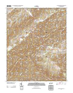 2013 Map of Kinzel Springs, 2013 Print