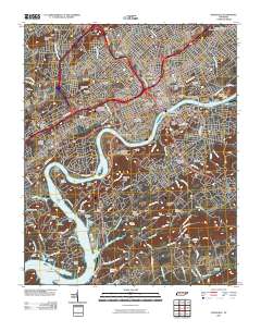 2010 Map of Knoxville, 2010 Print
