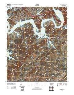 2010 Map of Louisville, 2010 Print