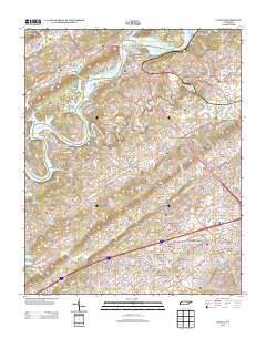 2013 Map of Lovell, 2013 Print