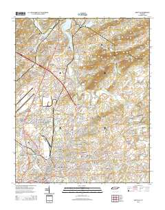 2014 Map of Maryville, 2014 Print