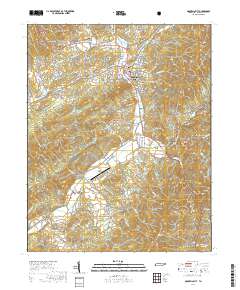2019 Map of Mountain City, 2019 Print