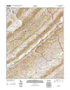 2013 Map of Powell, 2013 Print
