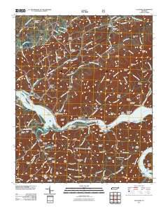 2011 Map of Tallassee, 2011 Print