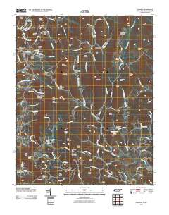 2010 Map of Zionville, 2010 Print