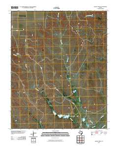 2010 Map of Adobe Creek, 2010 Print