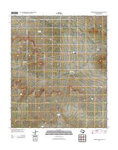 2012 Map of Adobe House Tank, 2012 Print