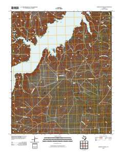 2010 Map of Alibates Ranch, 2010 Print