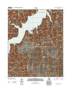 2012 Map of Alibates Ranch, 2012 Print