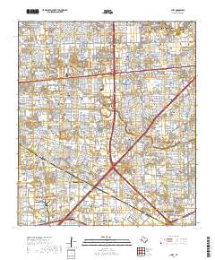2019 Map of Alief, 2019 Print