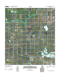 2013 Map of Alligator Hole Marsh, 2013 Print