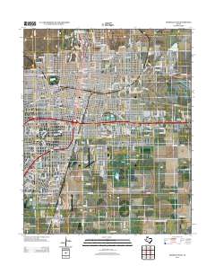 2012 Map of Amarillo East, 2012 Print