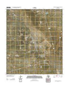2012 Map of Amburgey Ranch, 2012 Print