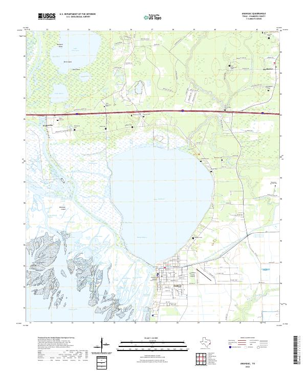 2022 Map of Anahuac, 2022 Print