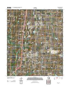 2013 Map of Anna, 2013 Print