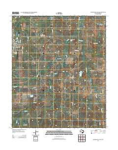 2012 Map of Archer City East, 2012 Print