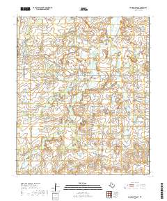 2019 Map of Archer City East, 2019 Print