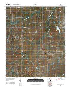 2010 Map of Archer City West, 2010 Print