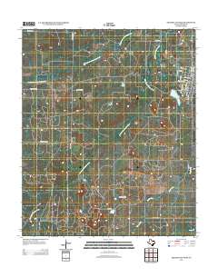 2012 Map of Archer City West, 2012 Print