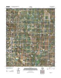 2013 Map of Aubrey, 2013 Print