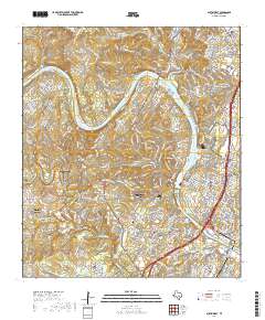 2019 Map of Austin West, 2019 Print