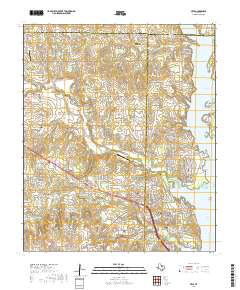2019 Map of Azle, 2019 Print